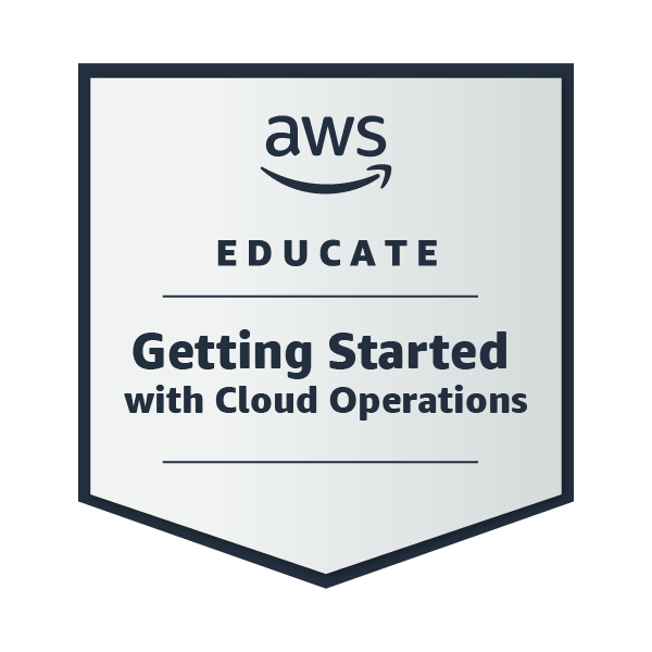 Amazon Web Services, AWS Educate Getting Started with Cloud Ops