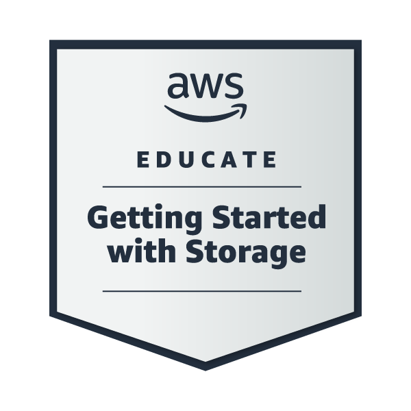 Amazon Web Services, AWS Educate Getting Started with Storage