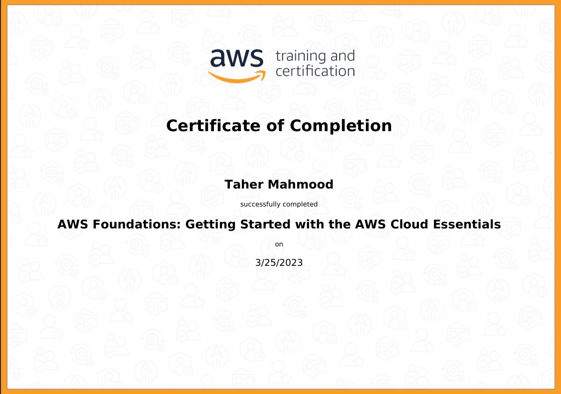 Amazon Web Services, AWS Foundations: AWS Cloud Essentials