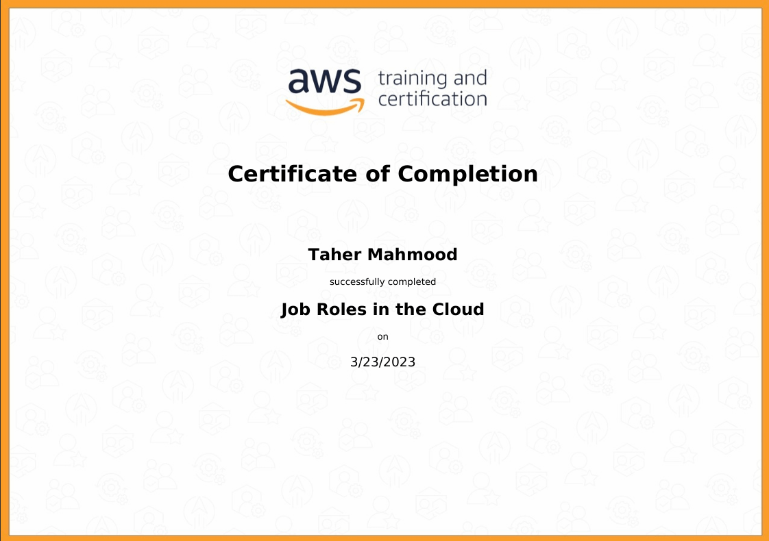 Amazon Web Services, AWS Job Roles in the Cloud