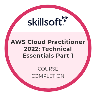 Skillsoft, AWS Cloud Practitioner 2022: Technical Essentials Part 1