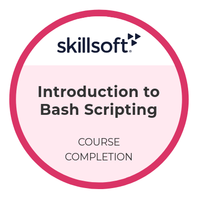 Skillsoft, Introduction to Bash Scripting
