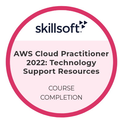 Skillsoft, AWS Cloud Practitioner 2022: Technology Support Resources
