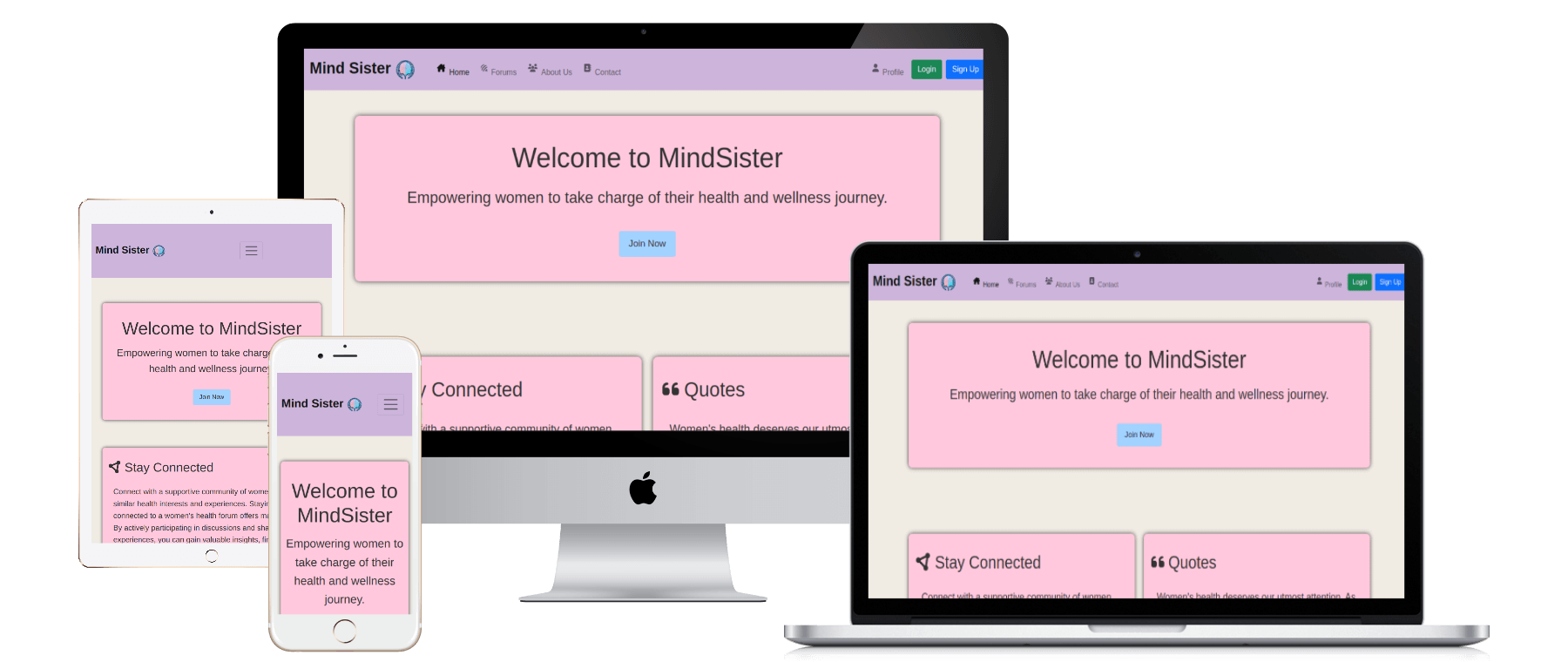 Mind Sister Project Screenshot