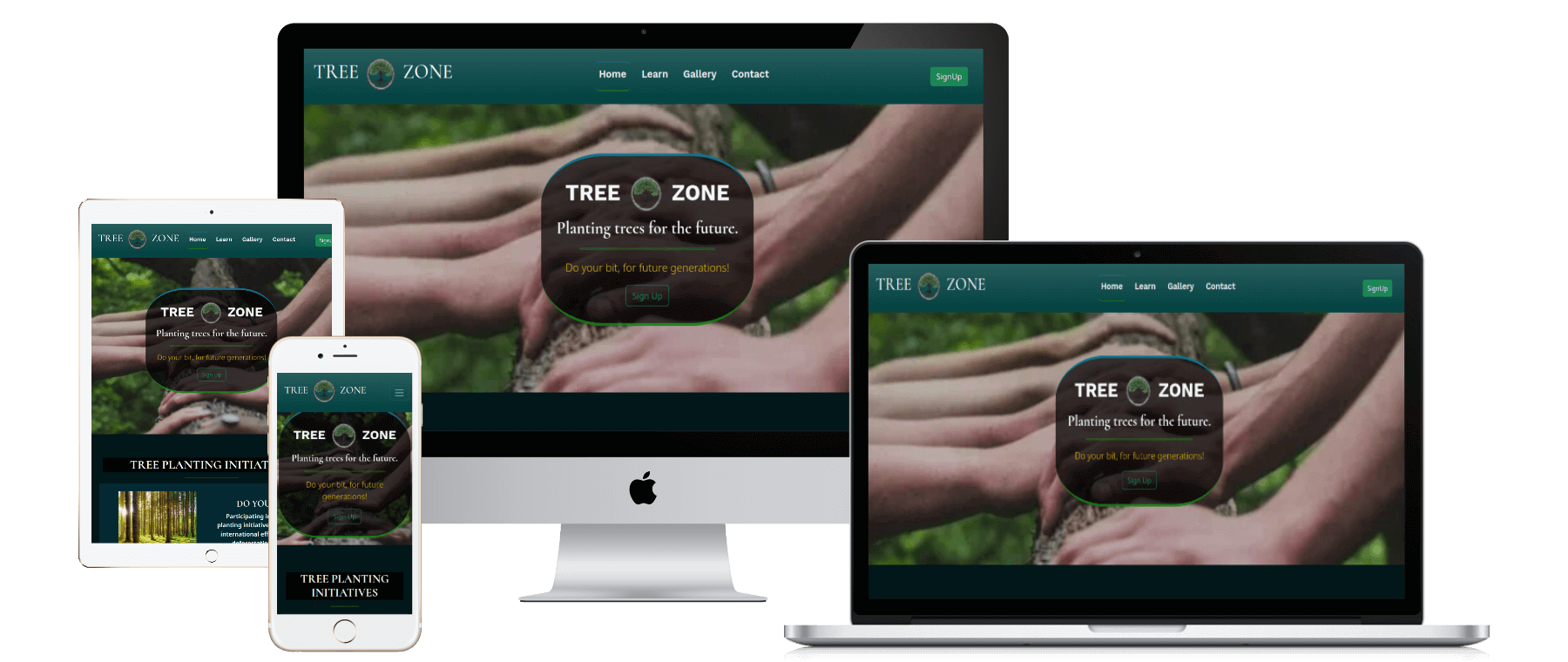 Tree Zone Project Screenshot